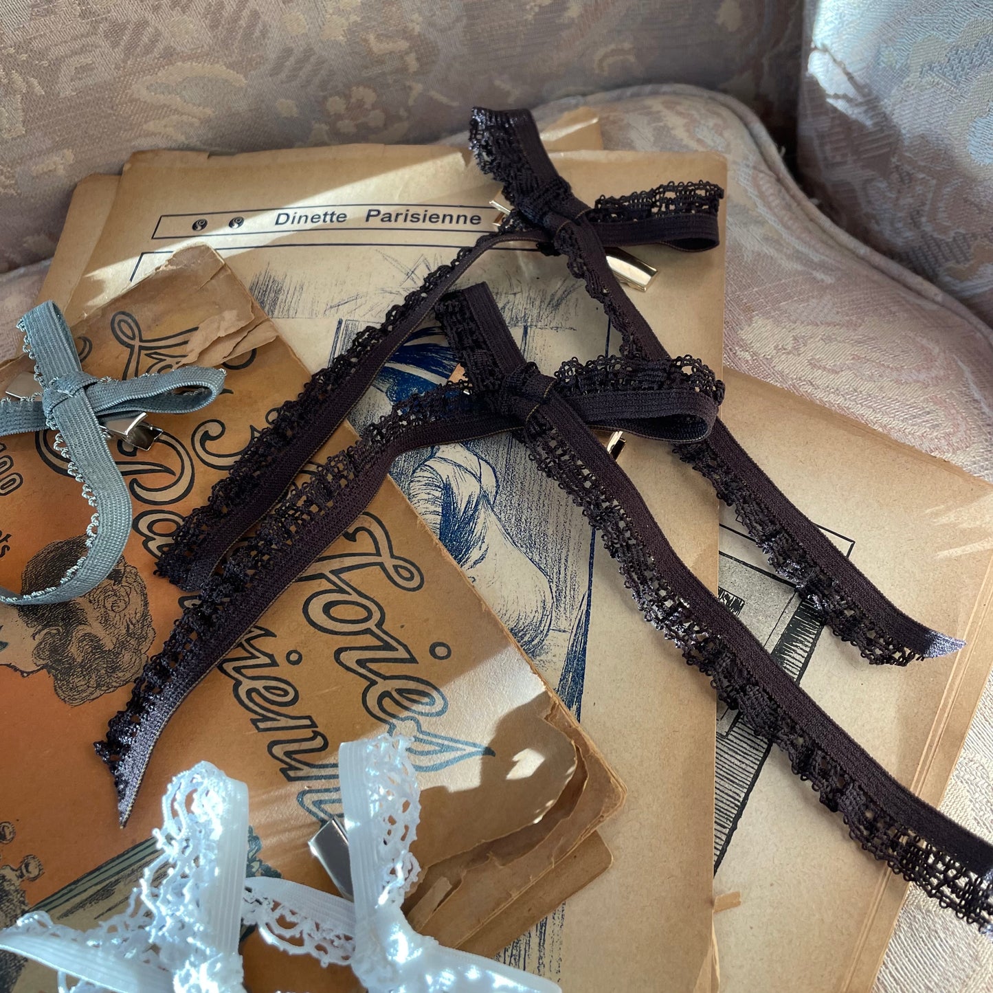 Mid Length Zero Waste Hair Bow Clips