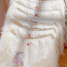 Load image into Gallery viewer, Cream Ruffle Tulle Skirt
