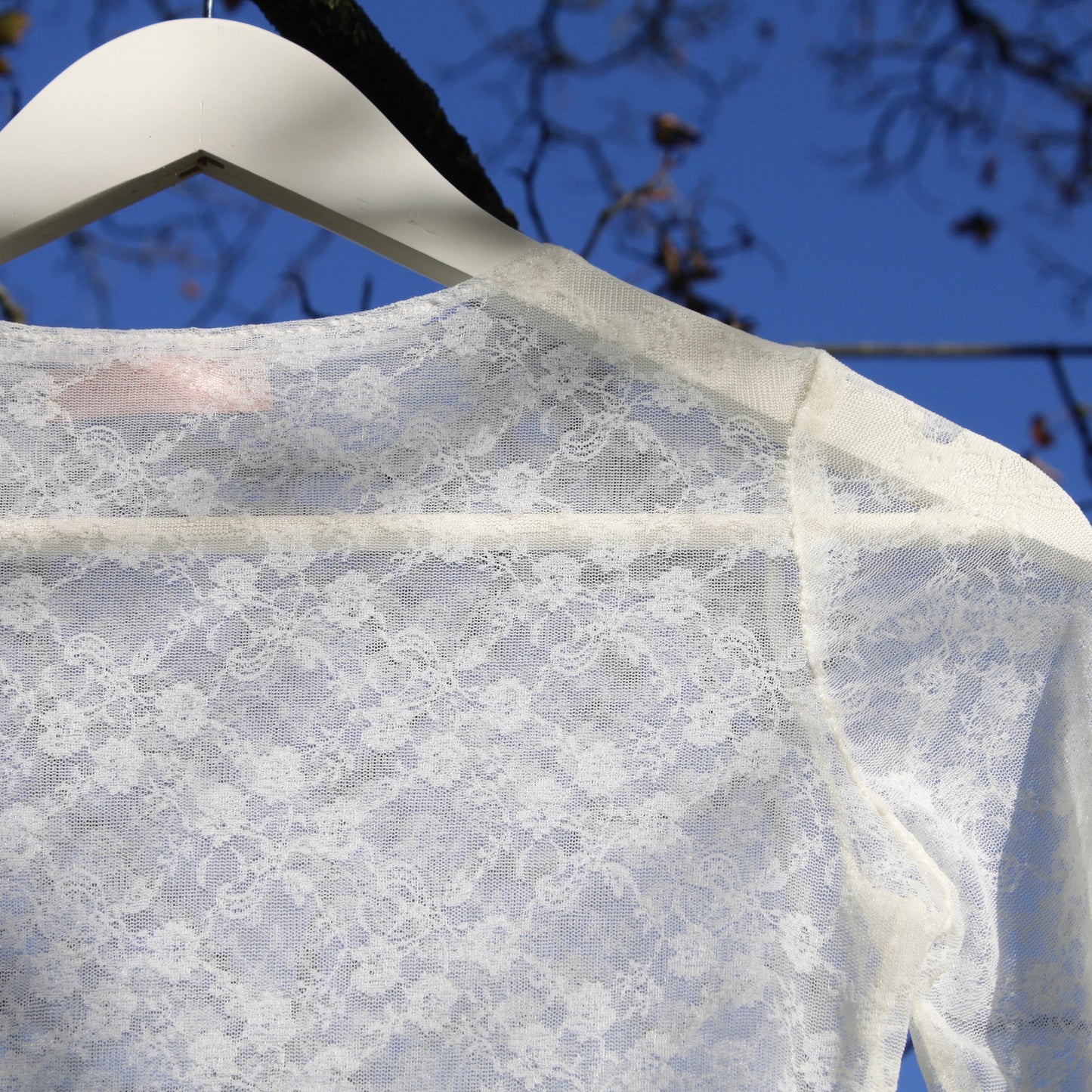 Cream Lace Top