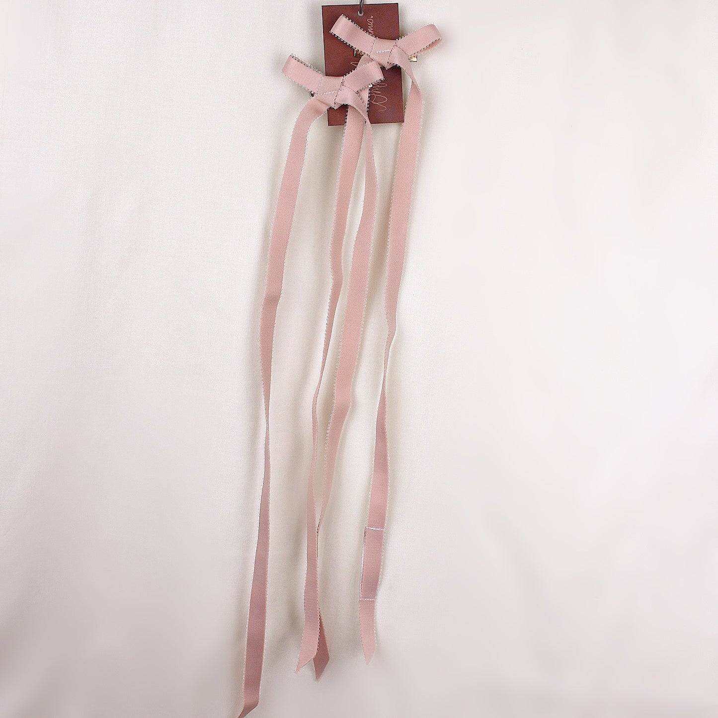 Long Zero Waste Hair Bow Clips