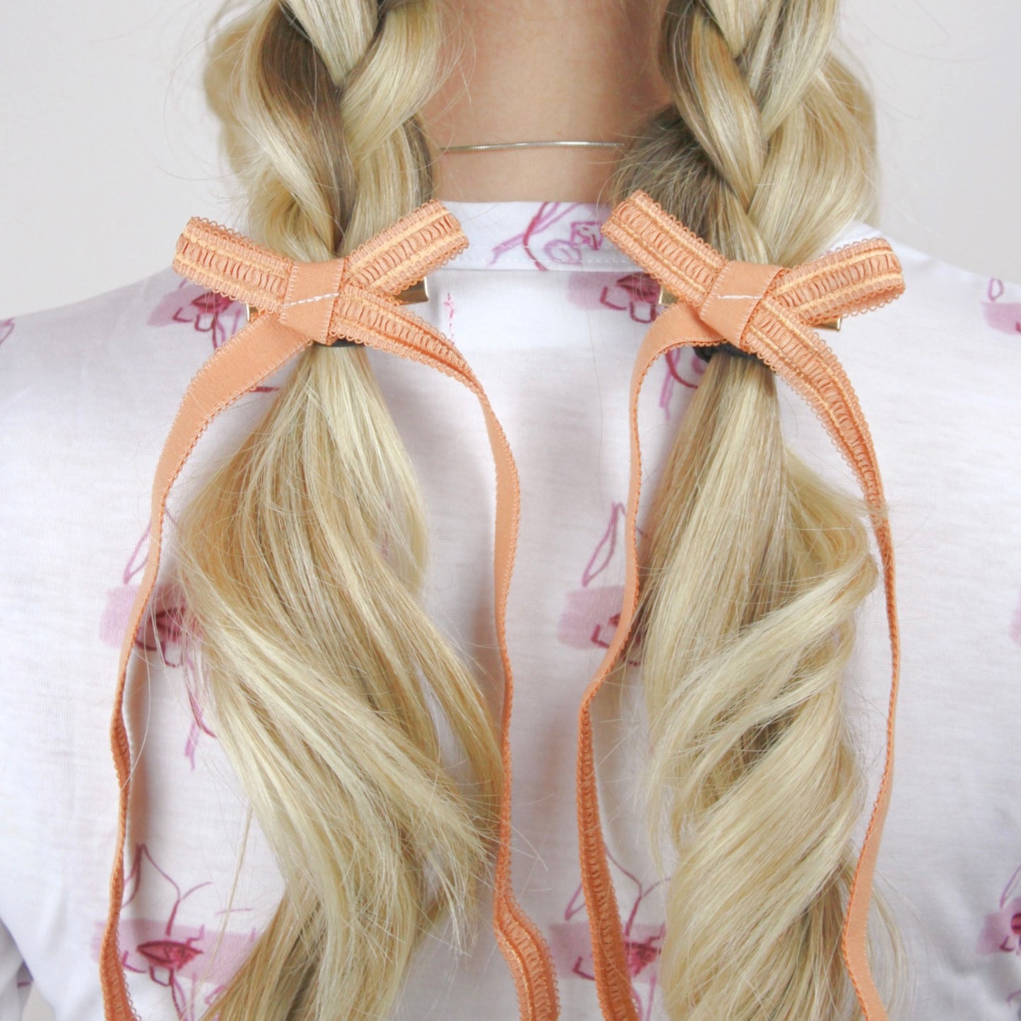 Mid Length Zero Waste Hair Bow Clips