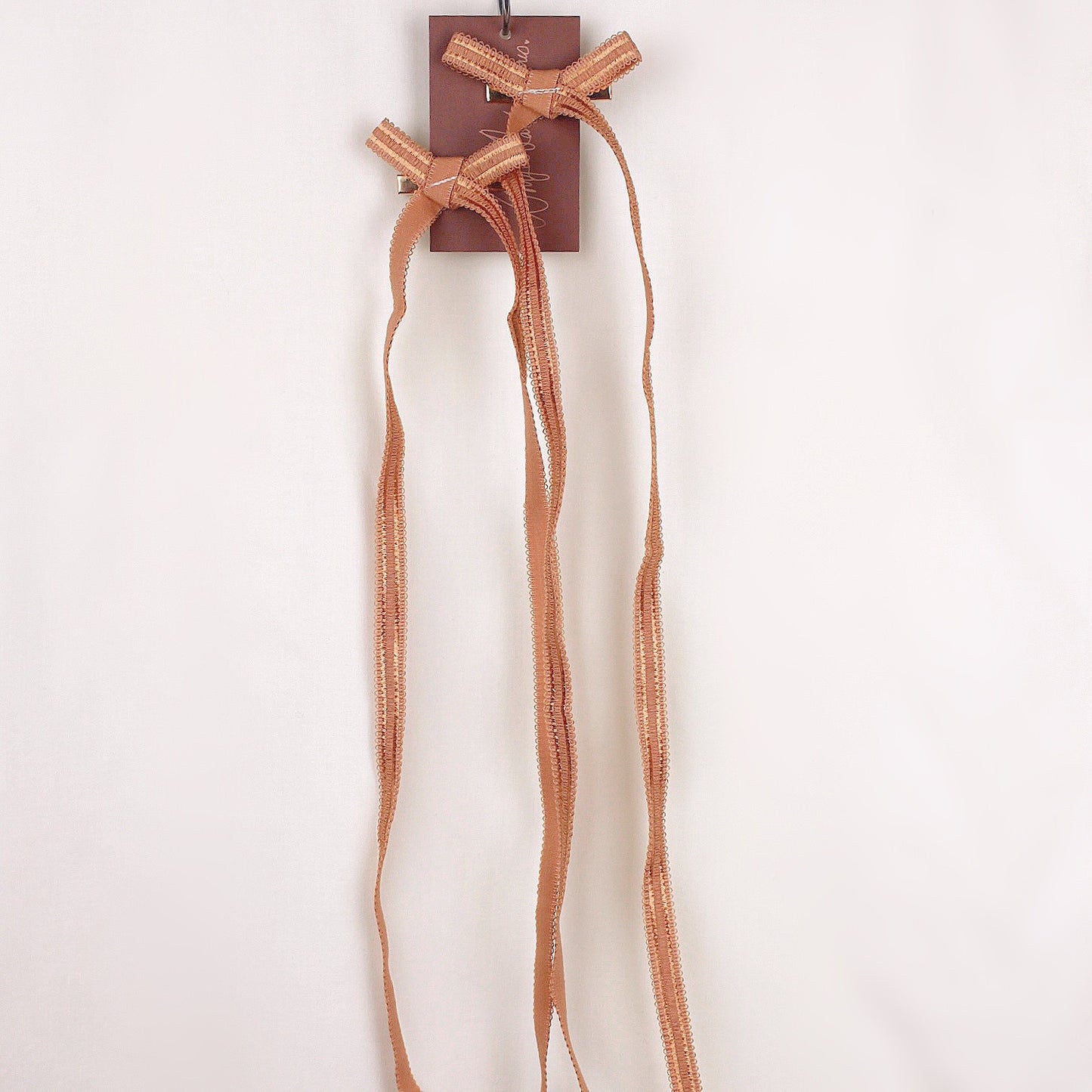 Long Zero Waste Hair Bow Clips