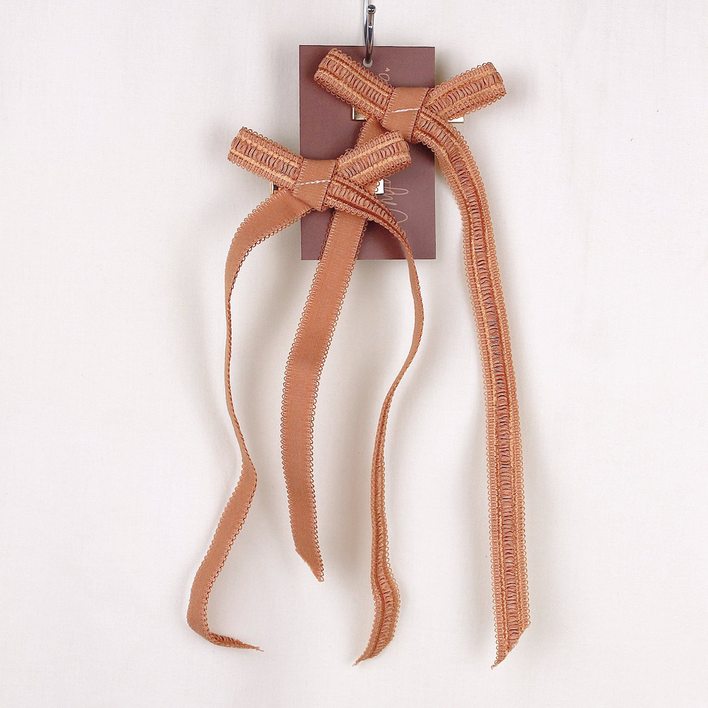 Mid Length Zero Waste Hair Bow Clips