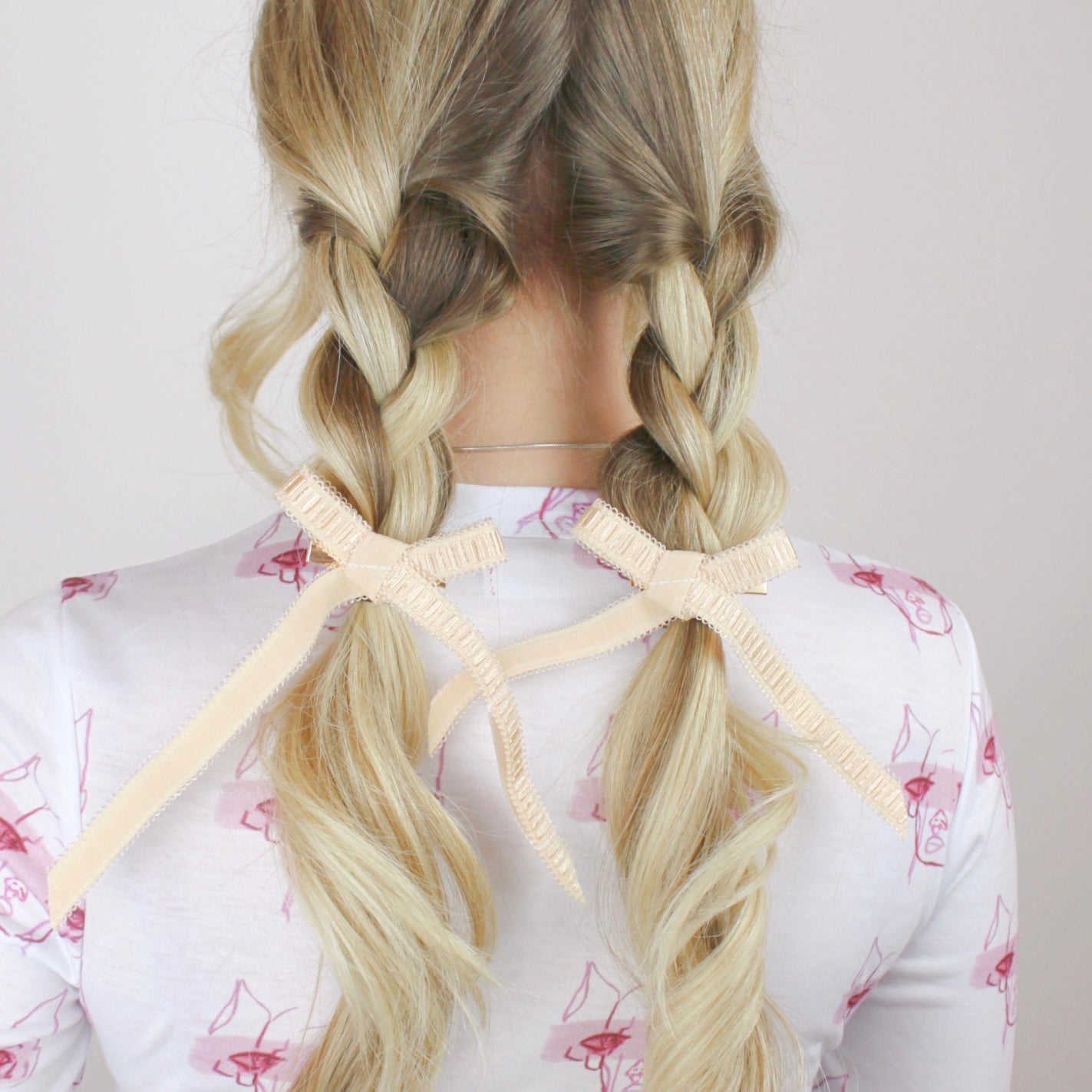 Mini Zero Waste Hair Bow Clips
