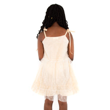 Load image into Gallery viewer, Cream Embroidered Smock Dress

