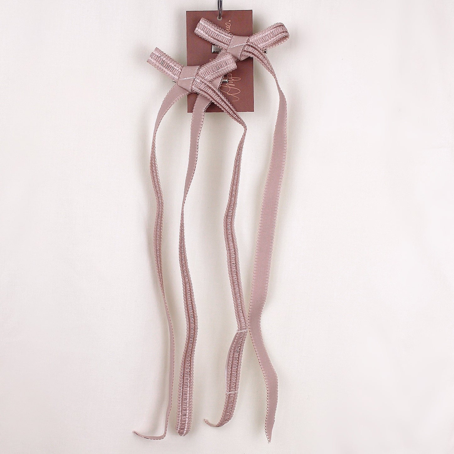 Mid Length Zero Waste Hair Bow Clips