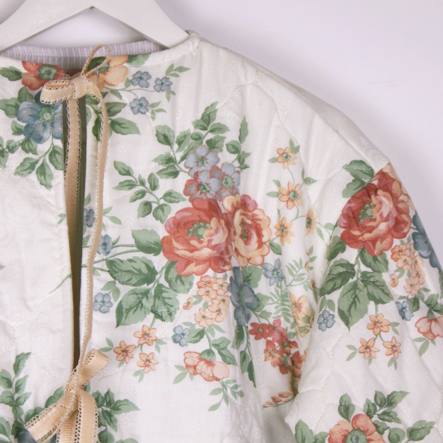 Floral Lace Quilted Jacket #3