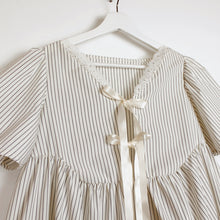 Load image into Gallery viewer, White Striped Smock Dress
