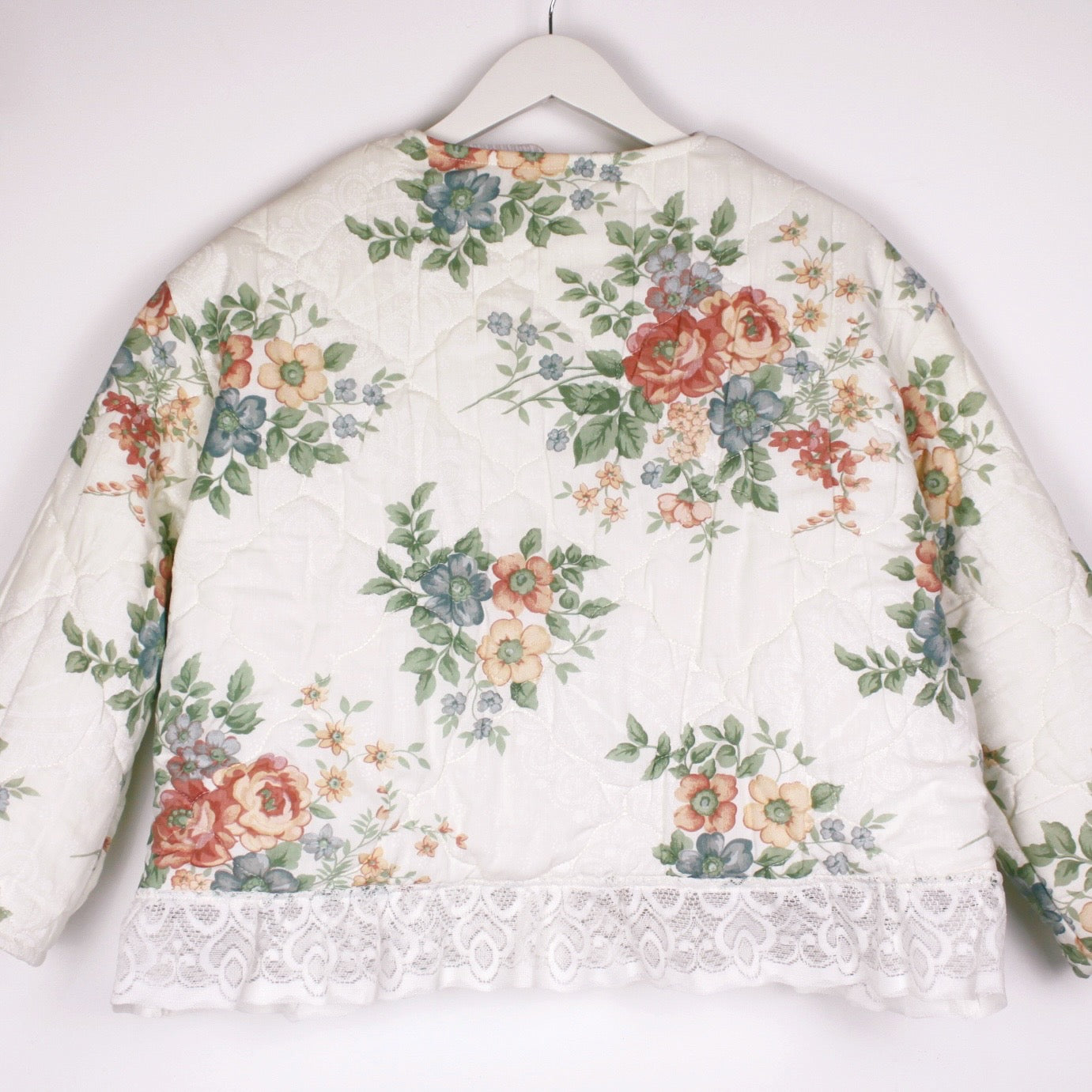 Floral Lace Quilted Jacket #3