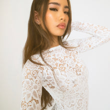 Load image into Gallery viewer, Cream Lace Mini Dress
