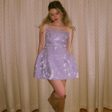 Load image into Gallery viewer, Lilac Jacquard Mini Dress
