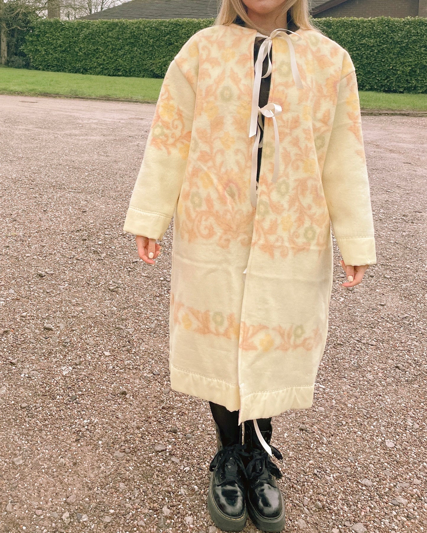 Butter Yellow Blanket Coat