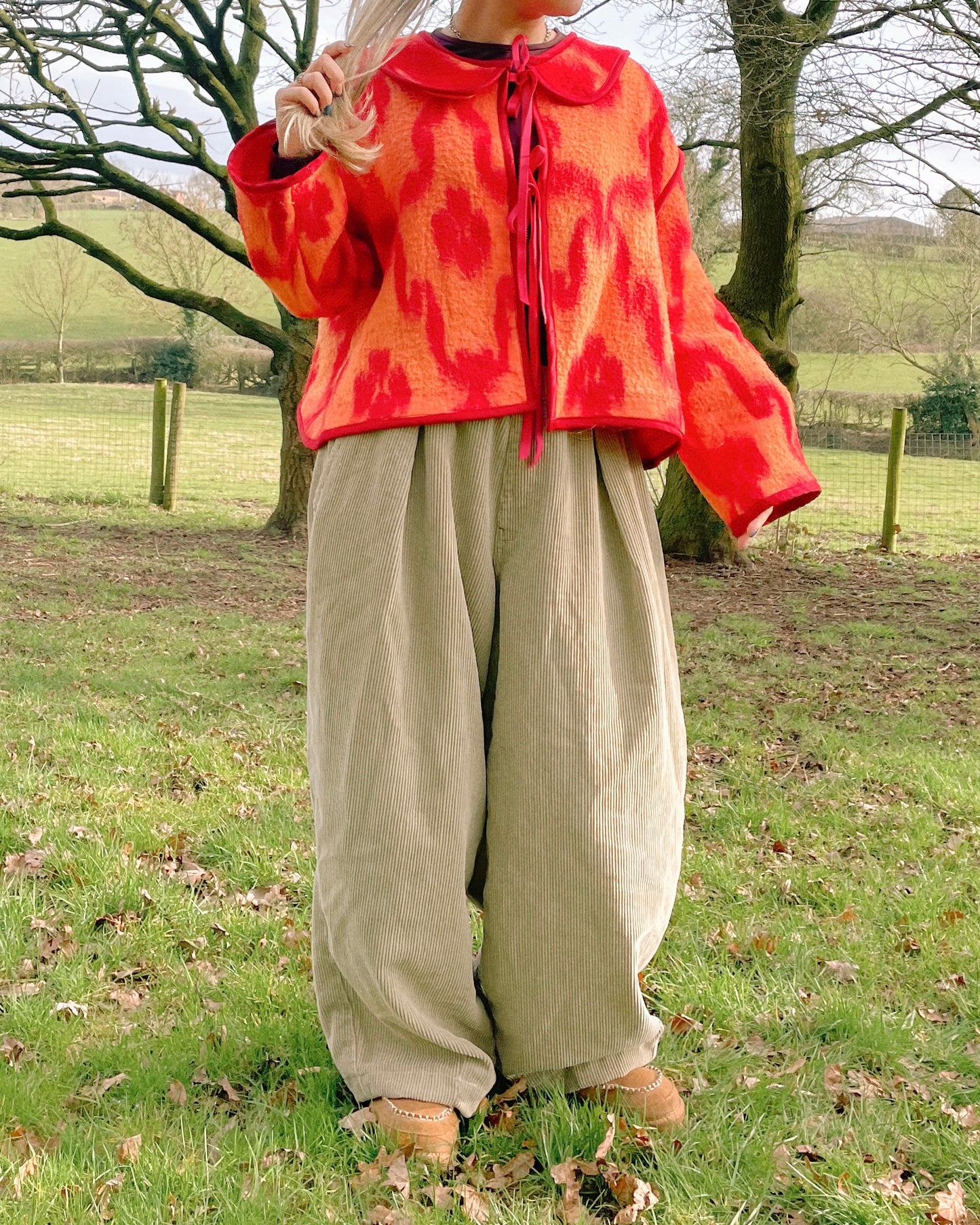 Peach Blanket Jacket