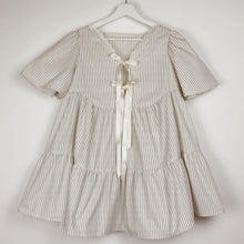 Load image into Gallery viewer, White Striped Smock Dress
