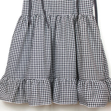 Load image into Gallery viewer, Black Gingham Smock Dress
