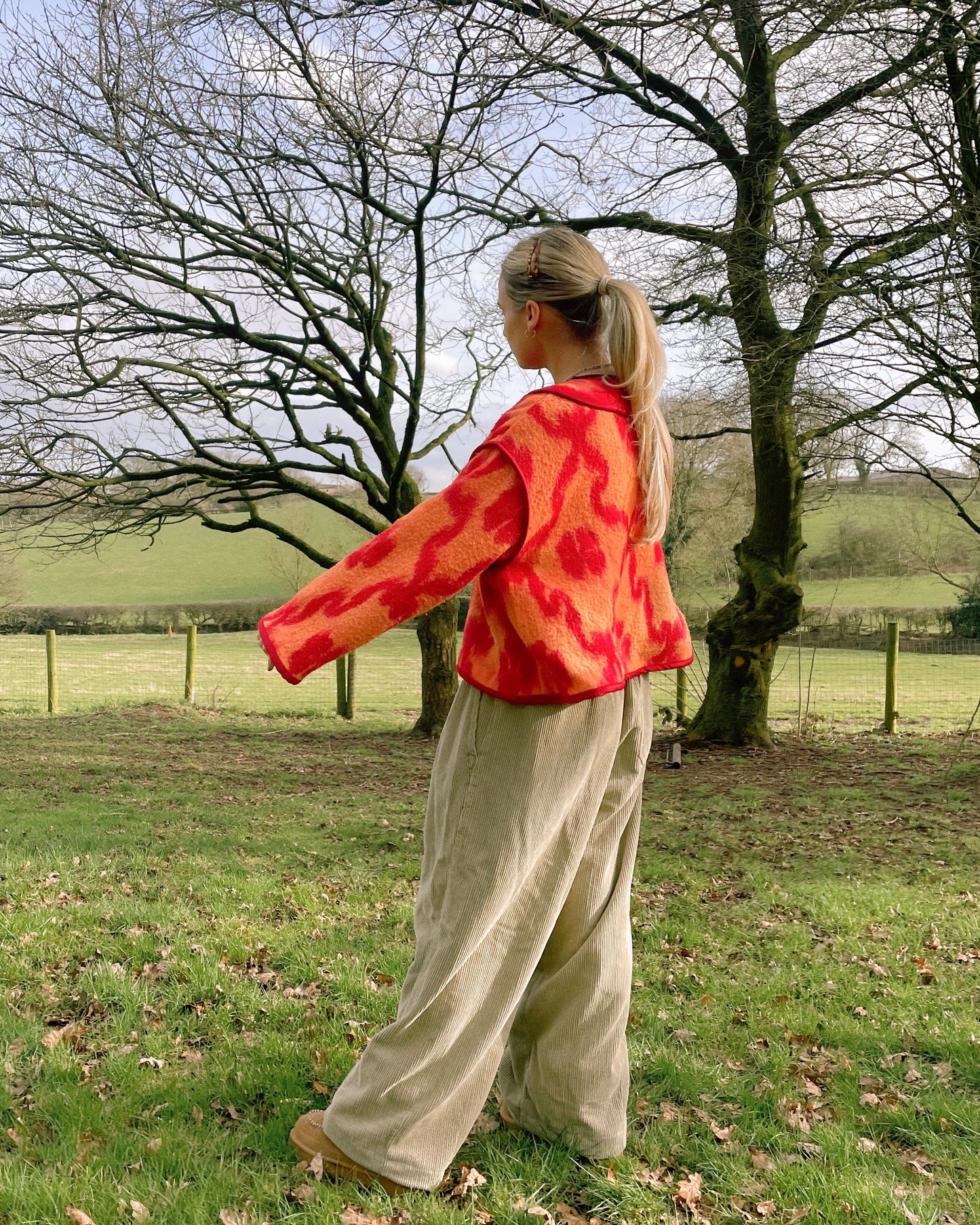 Peach Blanket Jacket