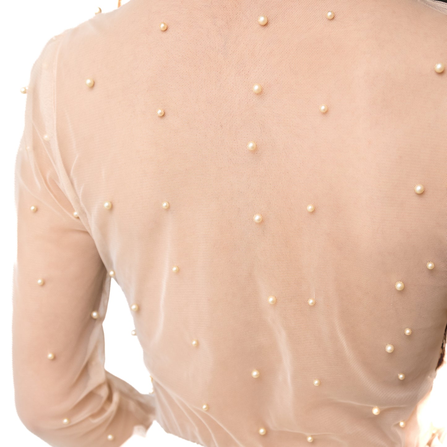 Pearl Mesh Top
