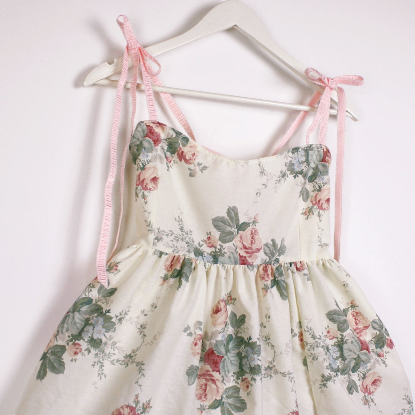 Rose Lace Smock Dress #1 - M