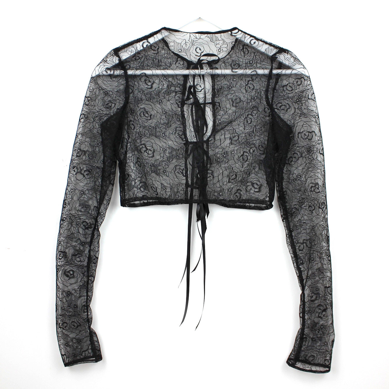 Black Lace Cardigan