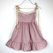 Load image into Gallery viewer, Pink Lace Smock Dress
