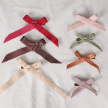 Load image into Gallery viewer, Mini Zero Waste Hair Bow Clips
