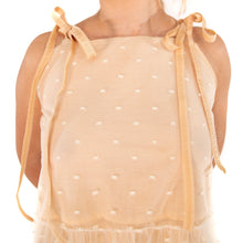 Load image into Gallery viewer, Cream Embroidered Smock Dress
