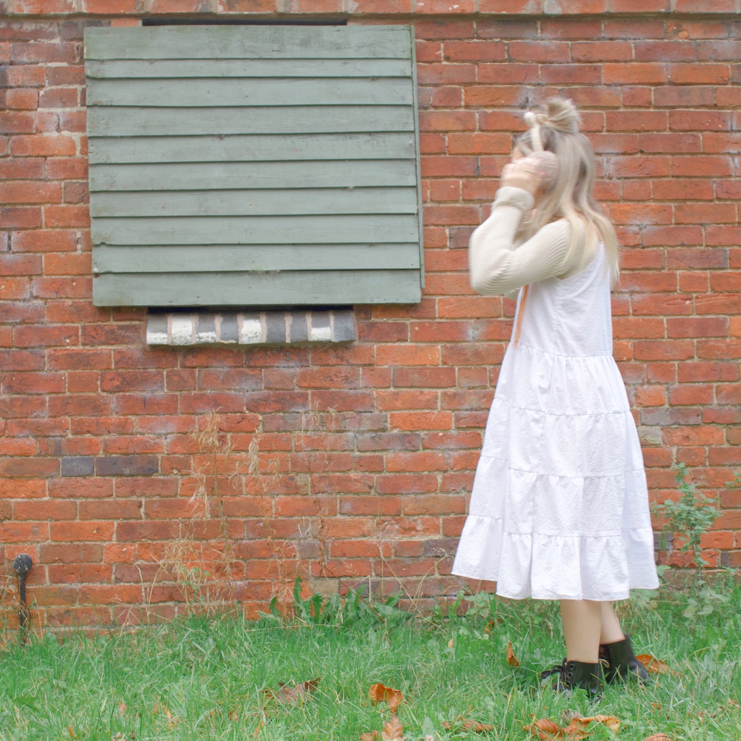 Tiered Maxi Smock Dress