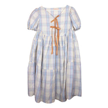 Load image into Gallery viewer, Blue Check Smock Dress
